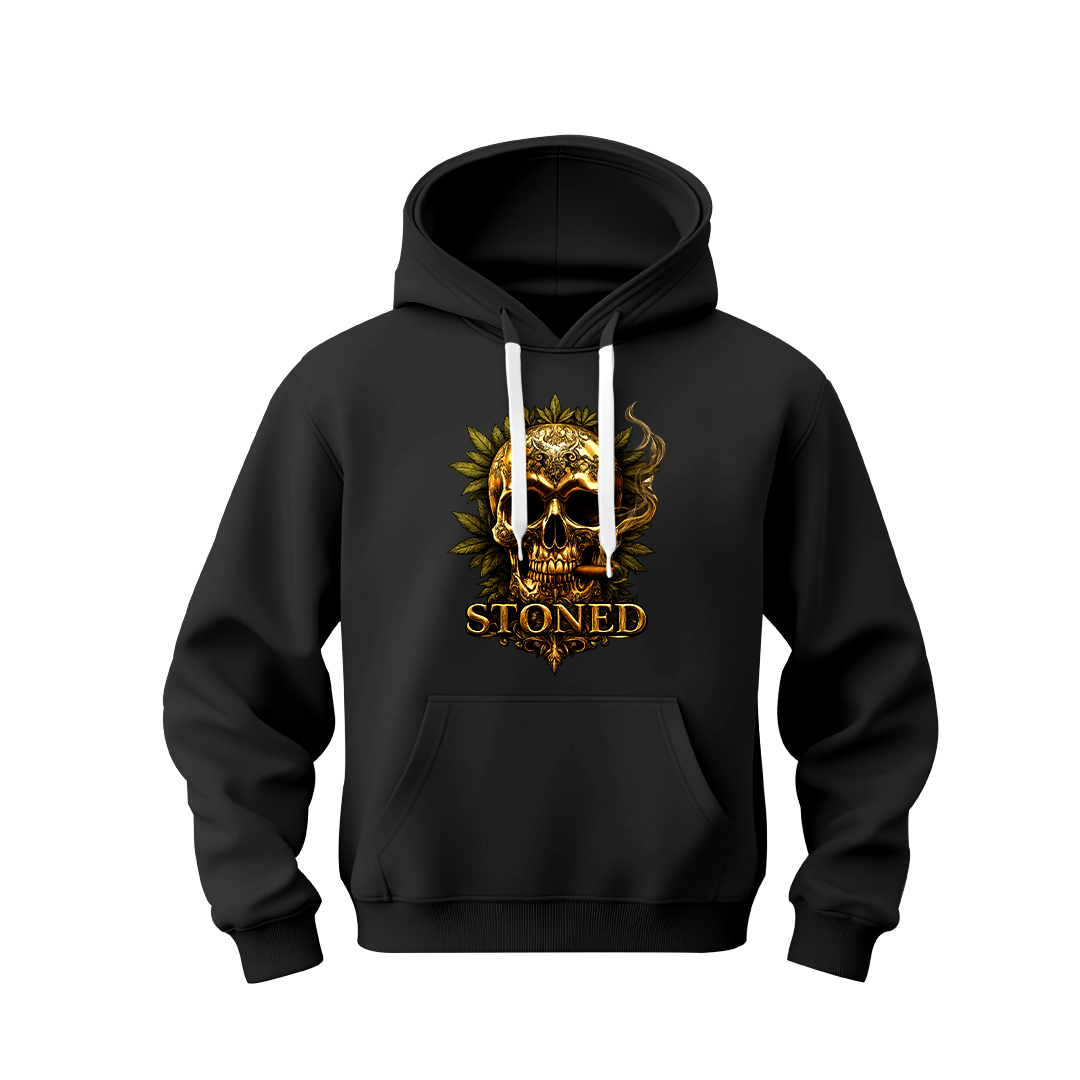 Stoned Flamingo Gold Skull