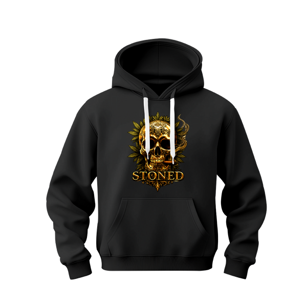 Stoned Flamingo Gold Skull